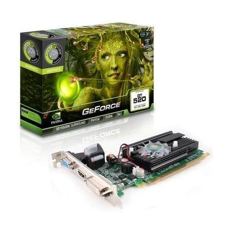 Placa de Vídeo Gforce GT520 1gb DDR3