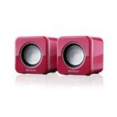 Caixa de Som Multimídia 4W RMS Rosa c/ Acabamento Piano SP10
