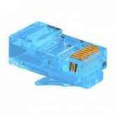 Conector Rj45  Azul Cabletek cat5E  Pacote 20 unidades