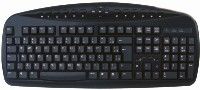 Teclado PS2 ABNT2 Multimidia Preto TC080