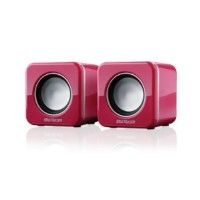 Caixa de Som Multimídia 4W RMS Rosa c/ Acabamento Piano SP10